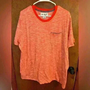 Original Penguin Men's Spicy Orange Crew Neck Short Sleeve Tee XXL